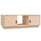 Maison Chic Klubska mizica - kavna mizica - Nizka mizica 100x50x35 cm trdna borovina, (21753984) Cene