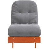  Futon na razvlačenje s madracem smeđi 60 x 206 x 11 cm borovina | shoptok.hr