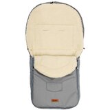 Sensillo Romper torba za kolica– svijetlo siva vuna (95x40) | shoptok.hr