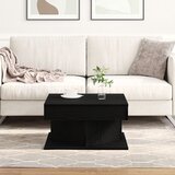 vidaXL Klubska miza Črni hrast Les 57 x 57 x 30 cm Klubska miza Cene