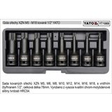Yato Komplet vtičnih glav XZN iz 8 kovanih M5-M18 (20687502) Cene