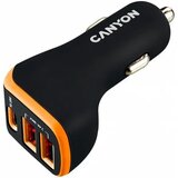 Canyon Universal 3xUSB car adapter Black+Orange CCA08BO Cijene