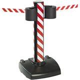  Pomična zapora s trakovi, s trakom 2 x 22 m, barva traku rdeča/bela | Shoptok.si