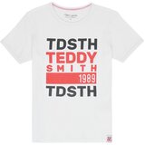 Teddy Smith Majice s kratkimi rokavi DUSTIN Bela | Shoptok.si
