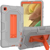NIKCORP Ovitek za Galaxy Tab A7 Lite 8.7 oklepljen s stojalom, siv, trpežno silikonsko ohišje za zaščito pred udarci in padci, (5000139000) | Shoptok.si