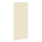 Plisirana zavjesa krem boje 90x200 cm Širina tkanine 89,4 cm Poliester | shoptok.hr