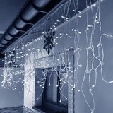  Božićna LED zavjesa s daljinskim upravljačem 300 LED, hladno bijela | shoptok.hr
