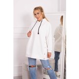 Kesi Insulated sweatshirt with press studs ecru Cijene