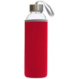  Za vodu staklena Stream Color 500ml crvena/ sivi rub, mutno staklo | shoptok.hr