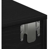vidaXL Zidna polica s ladicama crna 80x33x17 cm izrađeno drvo | shoptok.hr