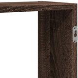  Zidna polica boja smeđeg hrasta 159x18x65 cm konstruirano drvo | Eponuda.com