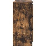  Komoda boja dimljenog hrasta 80x35x76 cm konstruirano drvo | Eponuda.ba