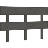 Maison Chic posteljno vzglavje - vzglavna omarica - nočna omarica sivo 144x3x81 cm trdna borovina, (21705455) Cene