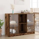 vidaXL Komoda starinski les 102x37x75,5 cm inženirski les | Shoptok.si