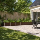  Povišeni vrtni krevet Crna 600 x 80 x 55 cm | shoptok.hr