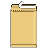 NANO Vrećice 250x353 mm B4-BB strip, bijela | shoptok.hr