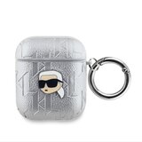 Karl Lagerfeld AirPods 1/2 Ovitek Srebrna | Shoptok.si