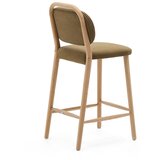 Kave Home Kaki zelen barski stol (višina sedeža 66 cm) Helda – | Shoptok.si