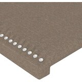  Vzglavje z ušesi taupe 93x23x118/128 cm blago, (20953495) | Shoptok.si