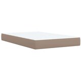 vidaXL Krevet s oprugama i madracem 120x190 cm od umjetne kože | shoptok.hr