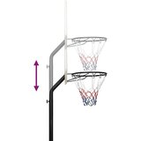 Košarkaški stalak bijeli 237 - 307 cm od polietilena | Eponuda.com