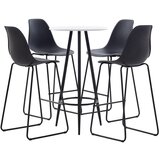 The Living Store Barska garnitura 5-delna plastika črna - Barska Garnitura, (21481755) | Shoptok.si