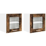 Viseći ormarić Zidne Riga 2 pcs Dimljeni hrast 40 x 31 x 40 cm | shoptok.hr