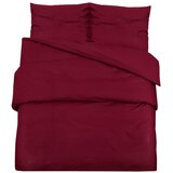  Set posteljine za poplun Bordo 140x200 cm pamučni | shoptok.hr