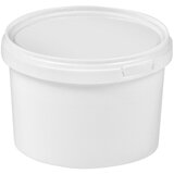 eurokraft basic Vedro s pokrovom, varna za živila, od 10 kosov, prostornina 0,5 l | Shoptok.si