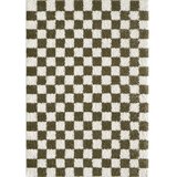 ESTE Tamno zeleni/krem tepih 80x150 cm Grida – Cijene
