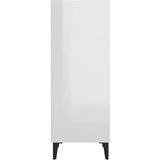  Komoda sjajna bijela 34,5 x 32,5 x 90 cm od konstruiranog drva | Eponuda.ba