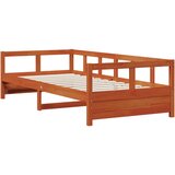 vidaXL Dnevna postelja voščeno rjava 90x200 cm trdna borovina, (21322831) | Shoptok.si