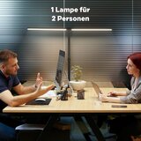 APMIEK dvojna LED namizna svetilka z daljinskim upravljalnikom - 80 cm | Shoptok.si