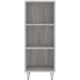 vidaXL Visoka komoda siva sonome 34 5x34x180 cm od konstruiranog drva | shoptok.hr