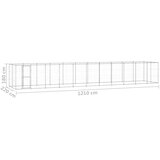  kavez za pse od pocinčanog čelika 26,62 m² | Eponuda.com