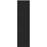 Ormarić za knjige / sobna pregrada crni 155x24x160 cm drveni | shoptok.hr