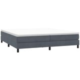 Box Spring krevet bez madracem tamno sivi 200x220 cm baršun | Eponuda.ba