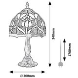  Brilagi - Tiffany vitražna stona lampa LORAS 1xE14/40W/230V | Eponuda.com