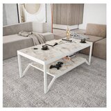 Woody Fashion Klub sto Flora 120x45,8x60cm Bijeli | Eponuda.ba