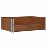  Vrtni sadilica smeđa 120 x 80 cm od masivne borovine | Eponuda.com