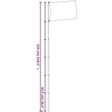  Zastava Ukrajine in drog 5,5 m aluminij | Shoptok.si