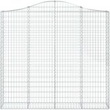  Lučne gabionske košare 5 kom 200x30x180/200cm pocinčano željezo | shoptok.hr
