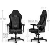 NOBLECHAIRS HERO Gaming stolica crna | ePonuda.com