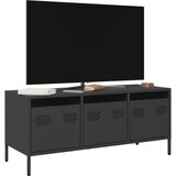 vidaXL TV ormarić crni 101,5x39x43,5 cm hladno valjani čelik Cijene