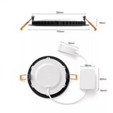 Philips LED RGBW prigušiva ugradna lampa za spušteni plafon Hue SLIM LED/12W/230V IP44 | Eponuda.com