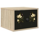  Wall-mounted noćni ormarić BREMEN Hrast sonoma 36 x 33 x 25 cm - Hrast sonoma Magnolijski uzorak 1 | shoptok.hr