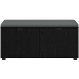  Haldna klop z blazino z vrati Črna Orehovina 100 x 38 x 46 cm, (5000155700) | Shoptok.si
