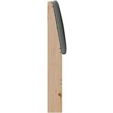vidaXL tapecirano vzglavje temno siva 140 cm masivno borovo les | Shoptok.si
