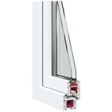 vidaXL podrumski prozor "RISOR" 50x50 cm Okretno-nagibni DIN desni bijeli | shoptok.hr