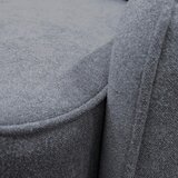 MID.YOU KOTNA SEDEŽNA GARNITURA, struktura, bouclé siva | Shoptok.si